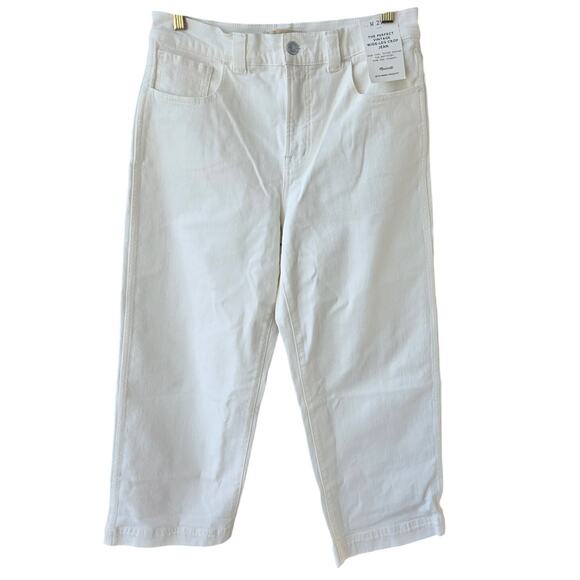 Madewell The Petite Perfect Vintage Wide-Leg Crop Jean Size 29P NWT - Picture 2 of 12